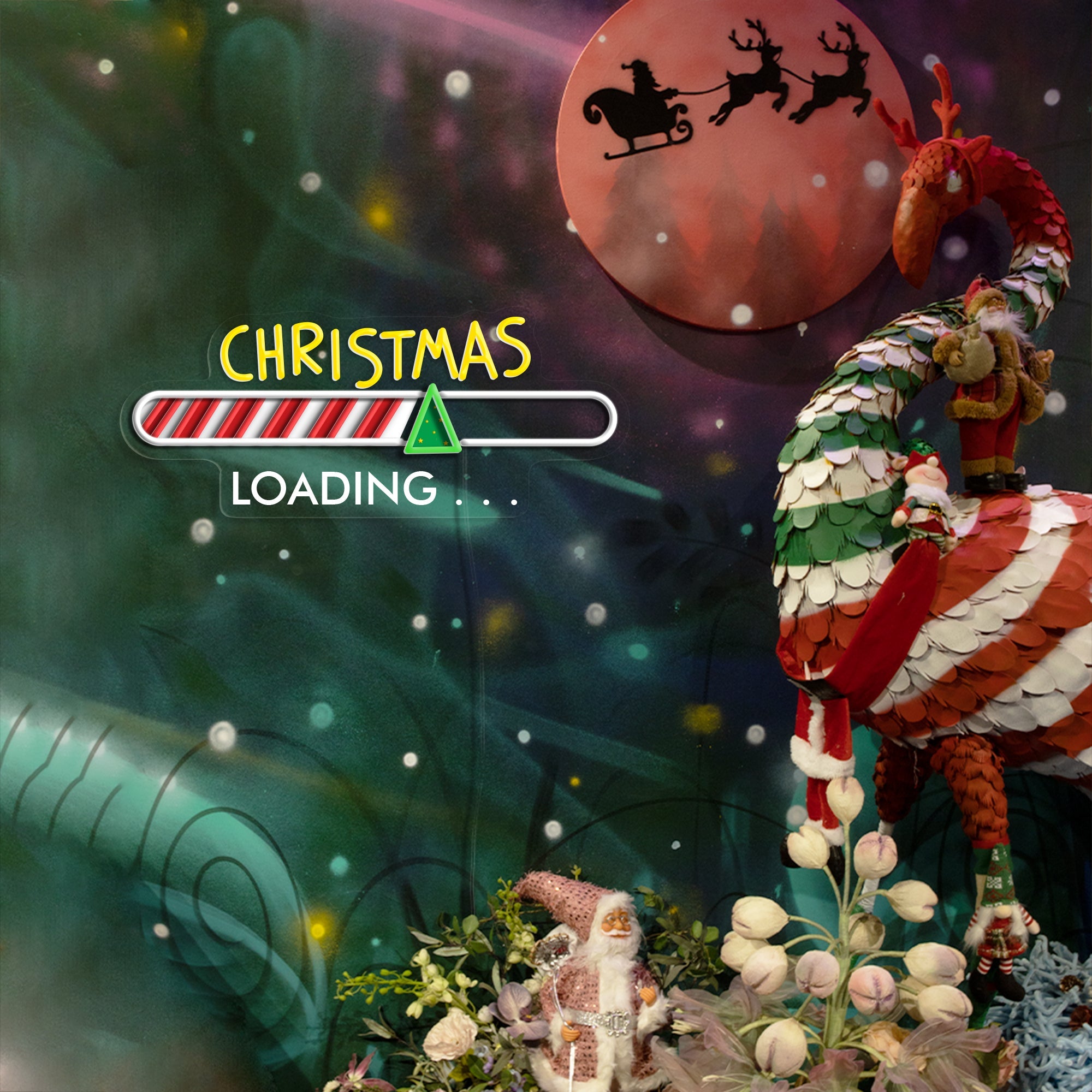 Christmas Loading LED Neon Sign