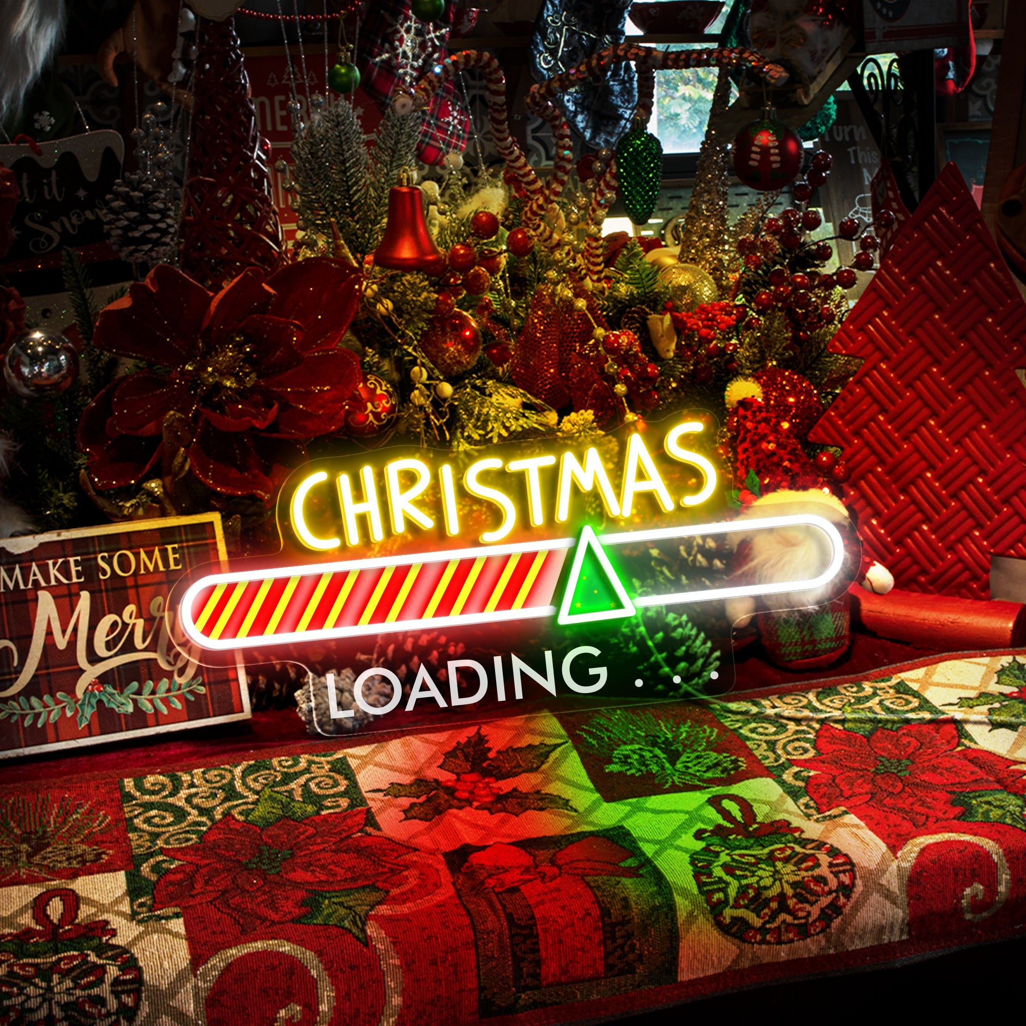 Christmas Loading LED Neon Sign
