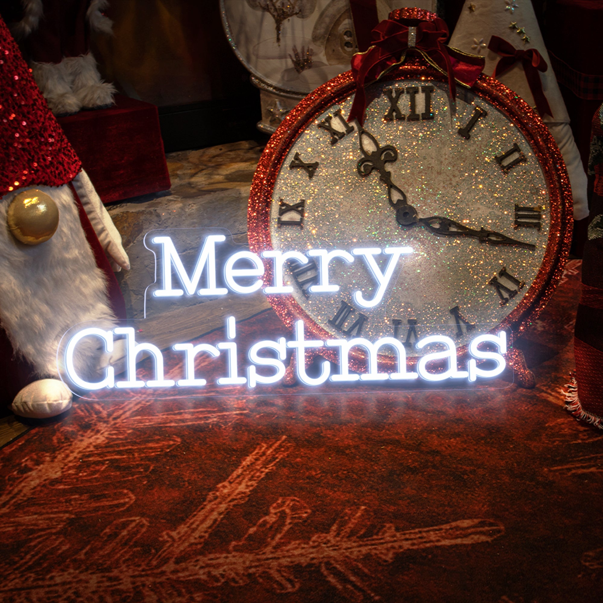 Classic Merry Christmas LED Neon Sign