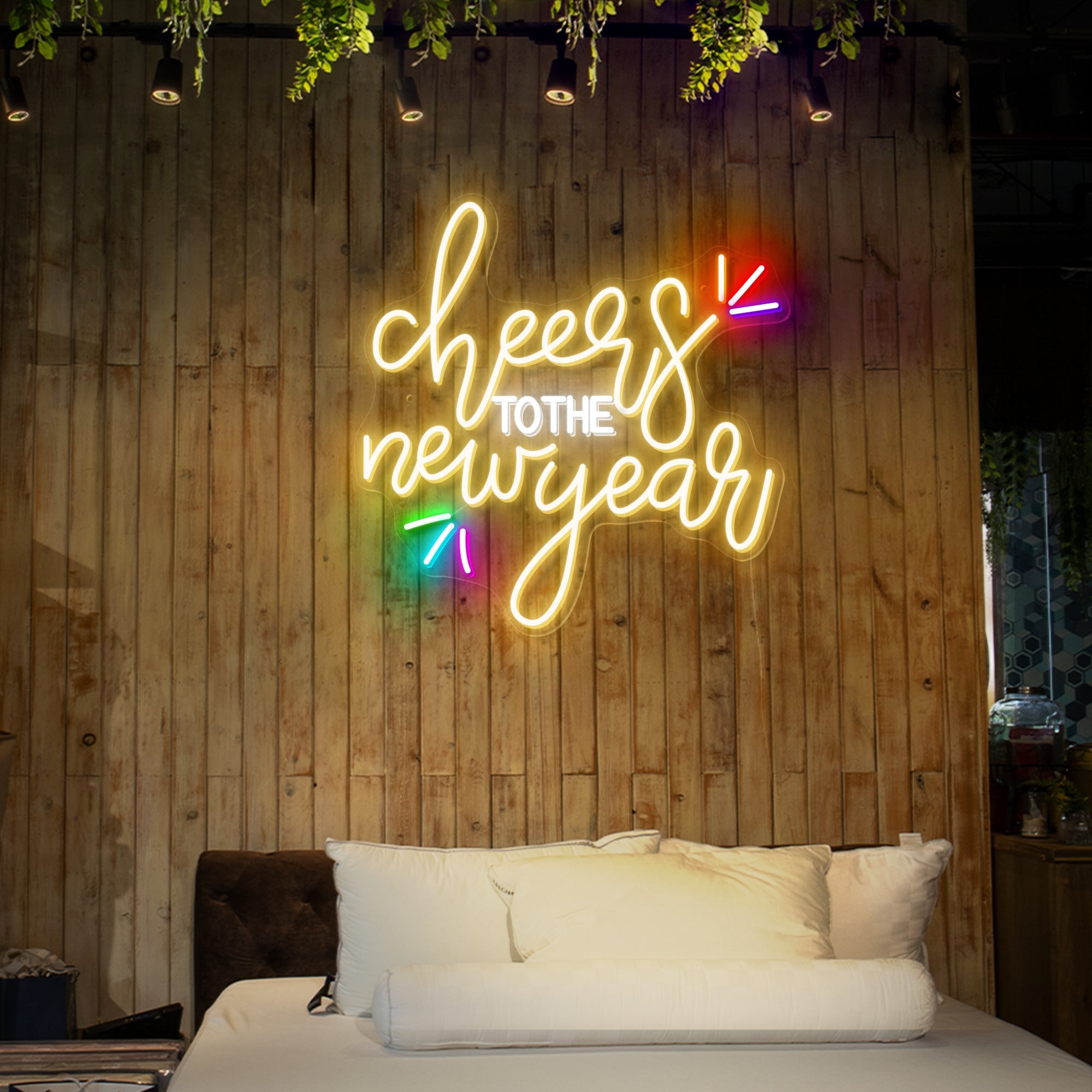 Cheers to the New Year Neon Sign