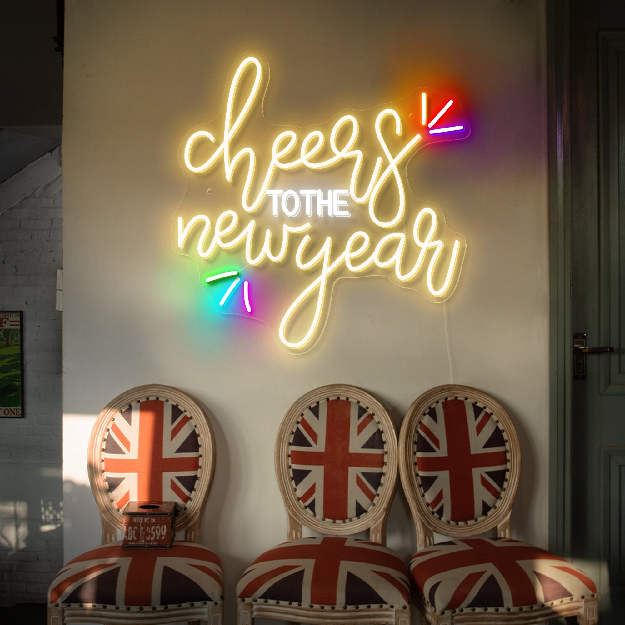Cheers to the New Year Neon Sign