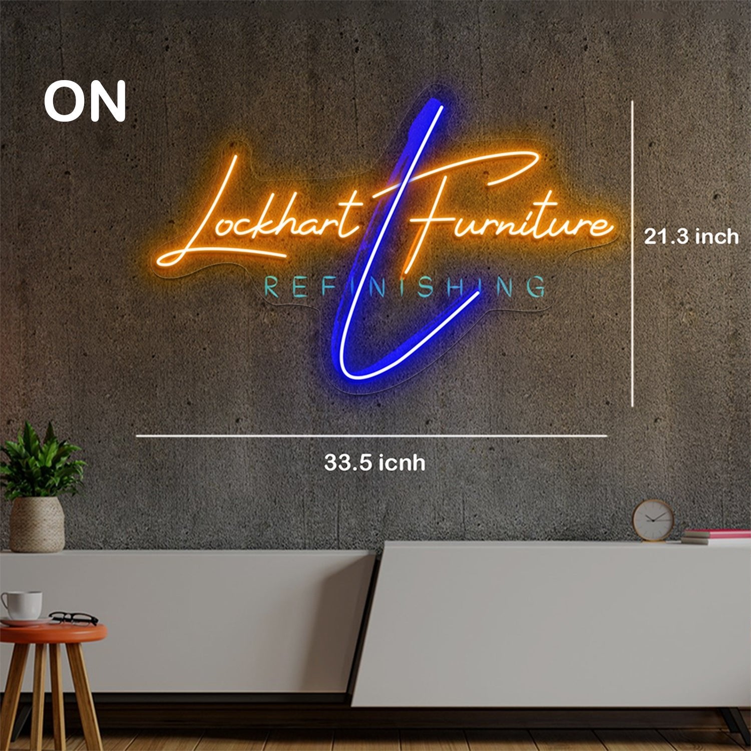 custom indoor business logo 1 2 1