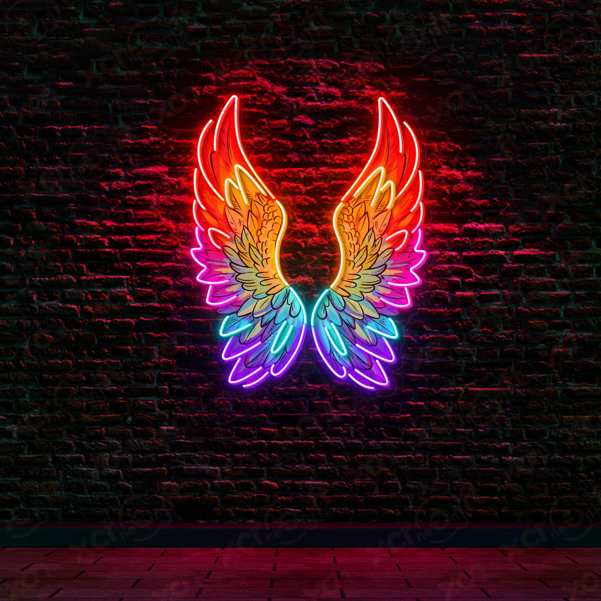 Color Wings LED UV Printed Neon Signs