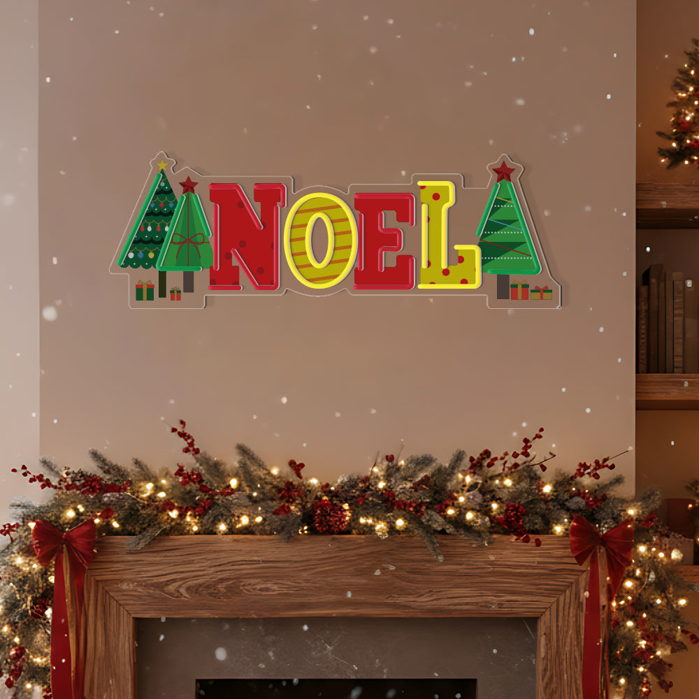 Christmas NOEL Led Wall Light