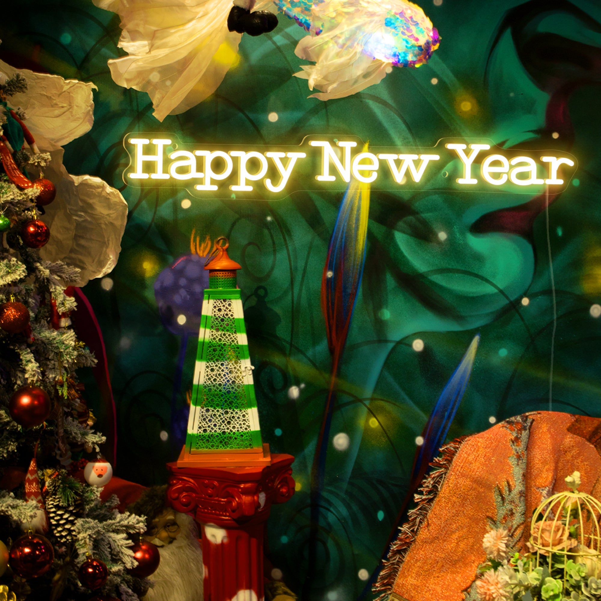 Happy New Year LED Neon Sign